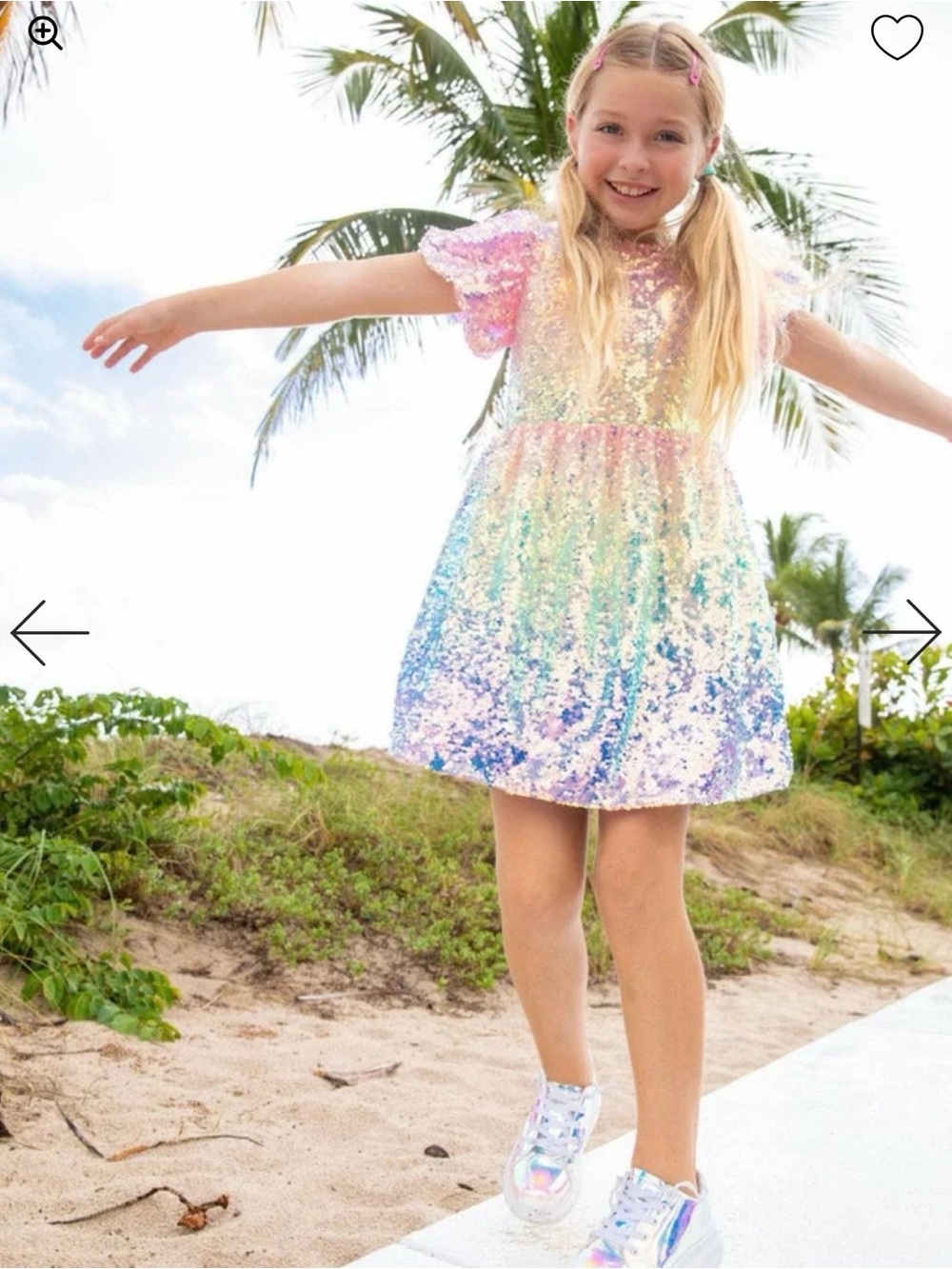 Lola & the Boys Sequin Ombré Dress